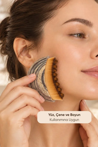 Lenf Drenaj Yüz Masaj Fırçası | Yüz ve Çene Hattı Bakım Fırçası