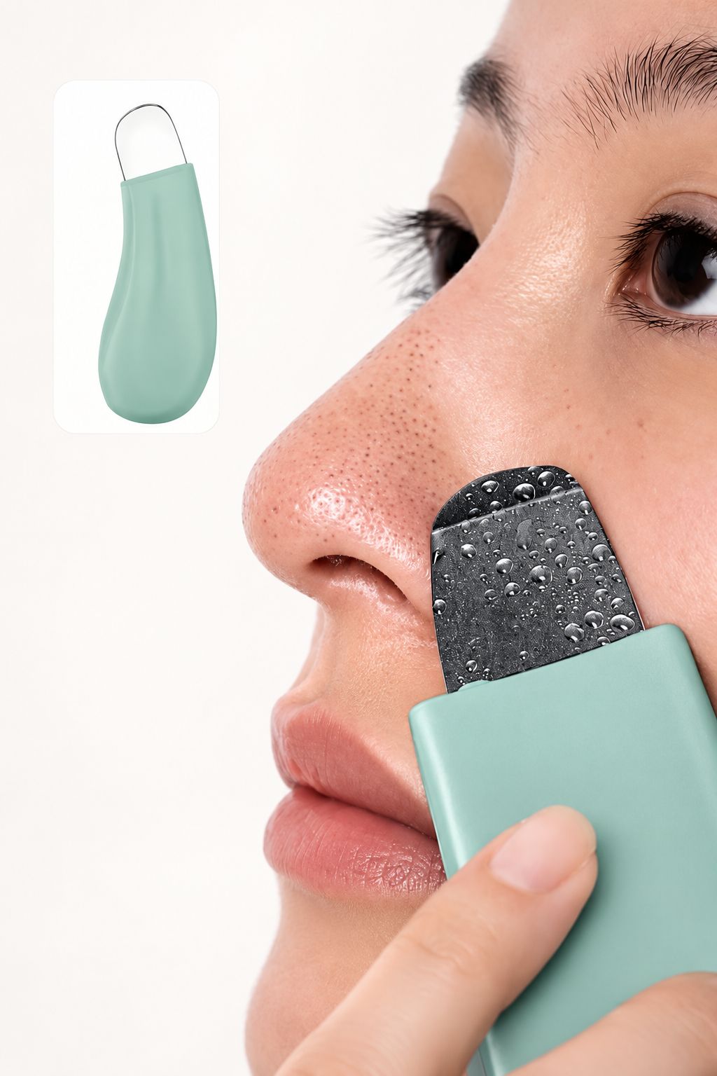 Ultrasonik Siyah Nokta Temizleme ve Cilt Bakım Spatulası | Gözenek Bakım Cihazı